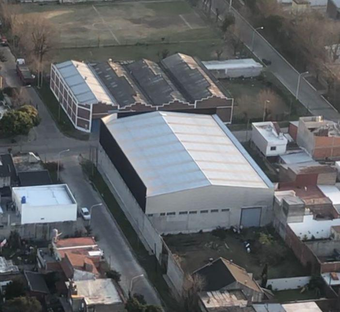 Vista aérea de las instalaciones La Huella Metalúrgica